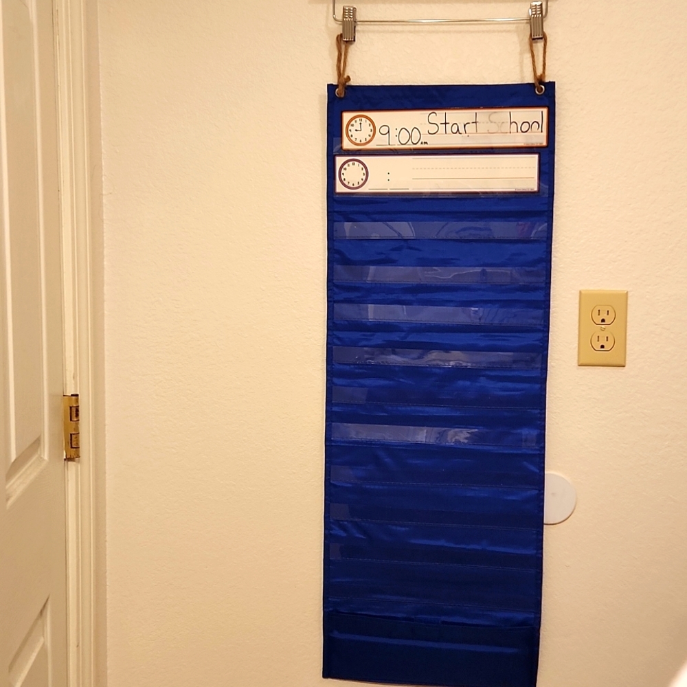 Hanging School Schedule Reminder
